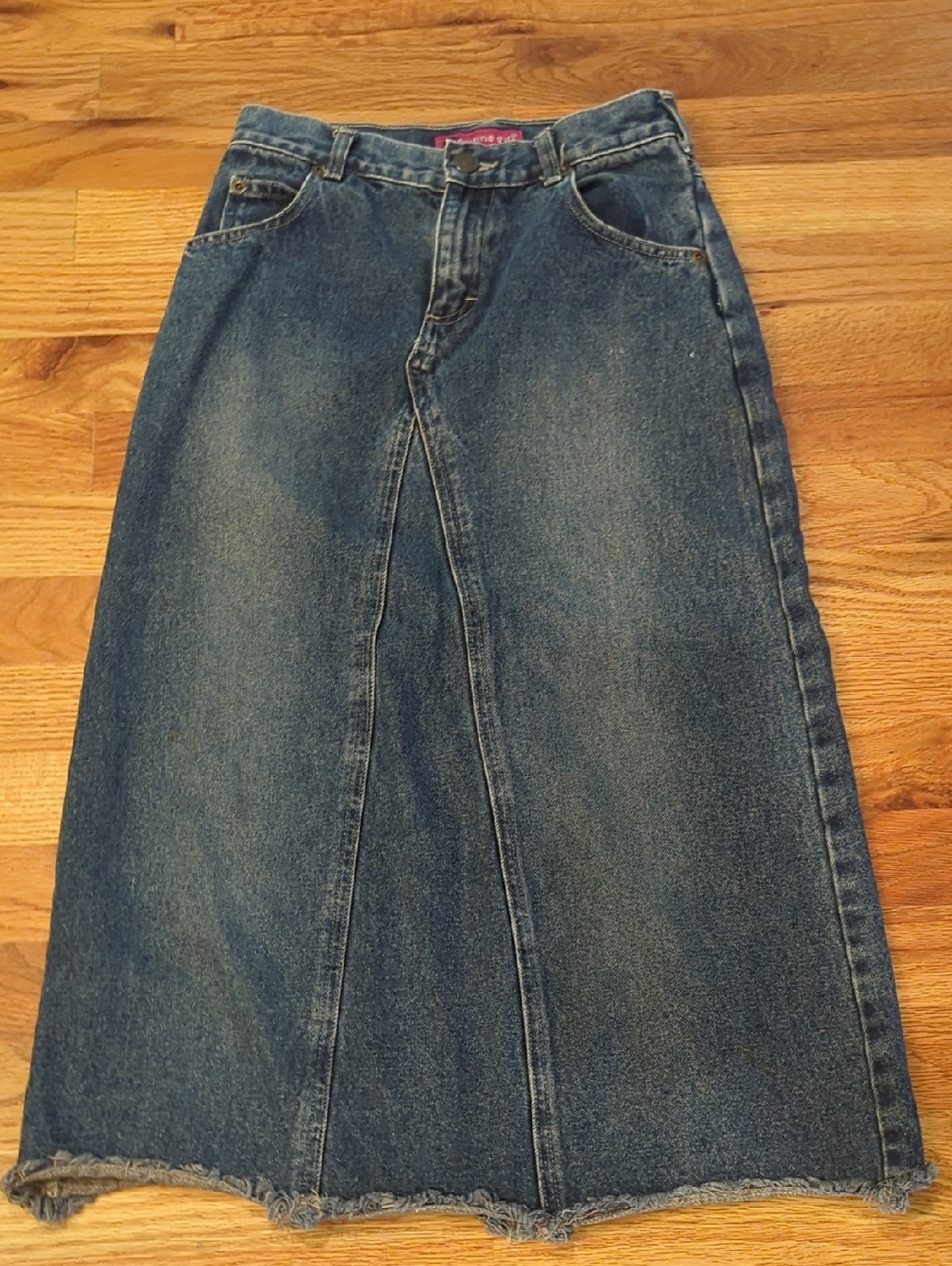 Women's Denim Pencil Jean Skirt - Blue